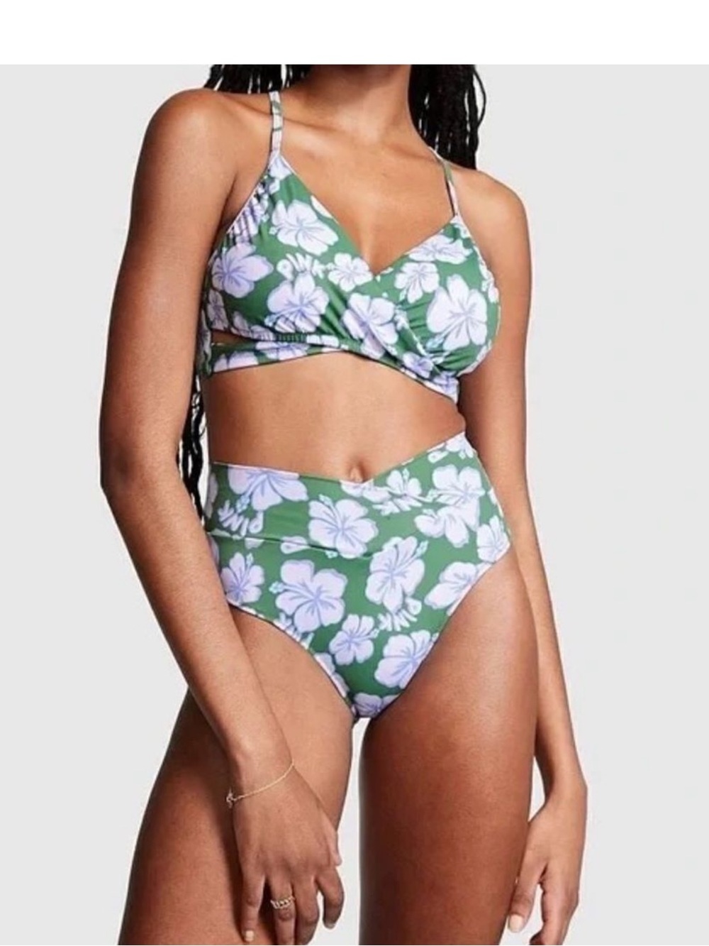 Victoria Secret PINK Body Wrap
Forest Pine Hibiscus Bikini size XS